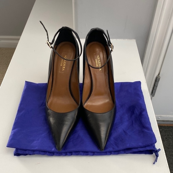❗️SOLD❗️🤩hp🤩 Aquazzura Dolce Vita Pumps Size 38 - Picture 2 of 9